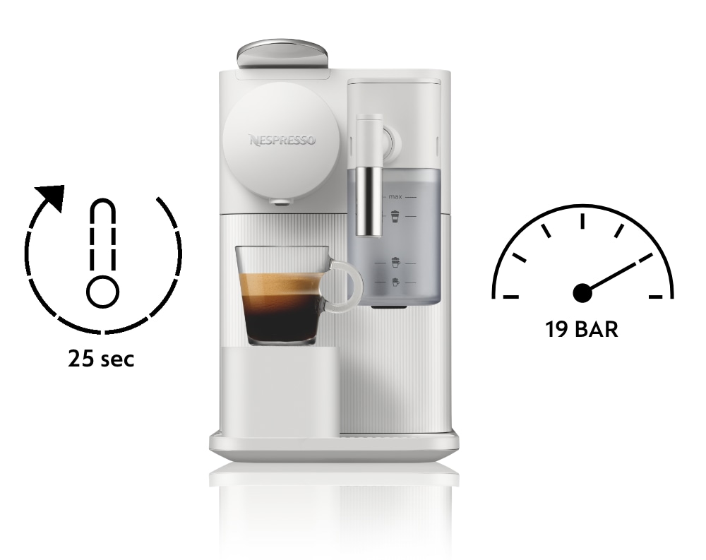 Espressor capsule NESPRESSO Lattissima One Evolution EN510.W 1l